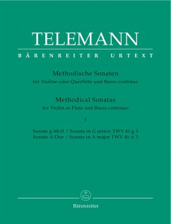 Cover Methodische Sonaten Band 1 für Violine (Fl) und Bc