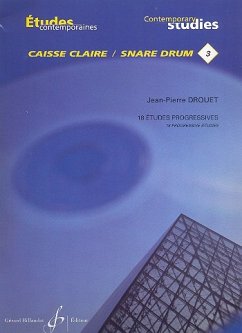 Cover 18 études progressives pour caisse claire
