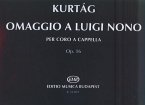 Omaggio a Luigi Nono op.16 for mixed chorus a cappella score (kyr)