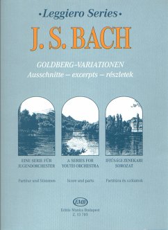 Cover Goldberg-Variationen (Auswahl) Streichorchester (Jugendorchester) Partitur und Stimmen (4-3-2-2-3)