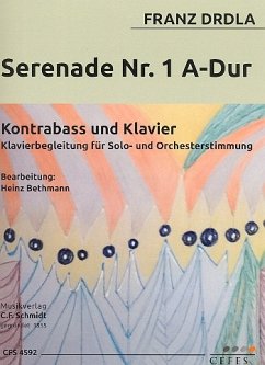 Cover Serenade A-Dur Nr.1 für Kontrabass und Klavier