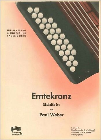 Weber, P. Erntekranz Diatonische Handharmonika Weber, P. Erntekranz Diatonische Handharmonika