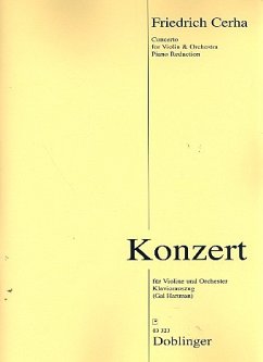 Cover Konzert für Violine und Orchester für Violine und Klavier