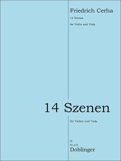 Cover 14 Szenen WV198 für Violine und Viola 2 Spielpartituren
