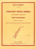 MERIOT Michel Pičces variées (28) Vol.2 différentes tonalités saxophone Partition