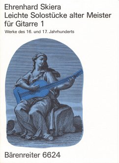 Cover Leichte Solostücke alter Meister Band 1 für Gitarre