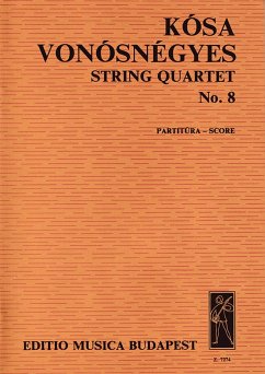 Cover Kósa György String Quartet No. 8 String Quartet