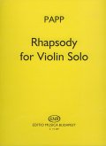 RHAPSODY FOR VIOLIN SOLO RHAPSODY FOR VIOLIN SOLO