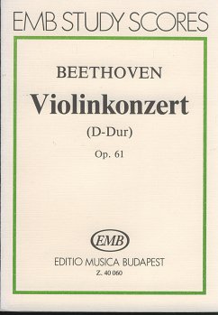 Concerto in D Major op.61 for violin and orchestra study score Concerto in D Major op.61 for violin and orchestra study score