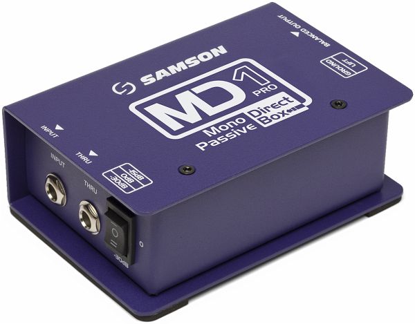 Samson S-Max MD1Pro - Mono Passive Direct Box