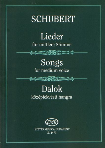 Lieder für Gesang (mittel) und Klavier (dt/ung)