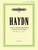 6 leichte Divertimenti für Klavier
