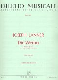 Die Werber op.103 Walzer für 3 Violinen und Kontrabaß Partitur und Stimmen