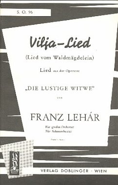 Cover Vilja-Lied aus Die lustige Witwe für Salonorchester