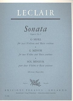 Cover Sonate g-Moll op.4,5 für 2 Violinen und Bc