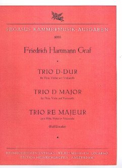 Cover Trio D-Dur für Flöte, Violine und Violoncello Stimmen (Verlagskopie)