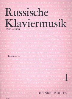 Cover Russische Klaviermusik 1780-1820 Heft 1