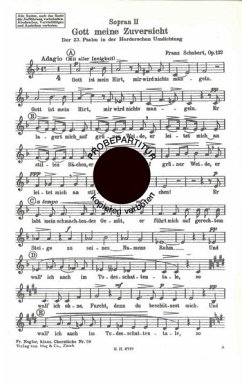 Cover Schubert, Franz Gott meine Zuversicht Frauenchor Sopran 2
