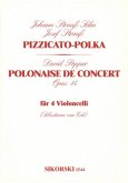 Pizzicato-Polka für 4 Violoncelli