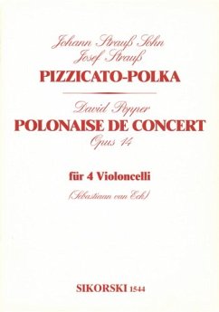 Pizzicato-Polka für 4 Violoncelli