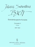 Brandenburgisches Konzert D-Dur Nr.5 BWV1050 für Orchester Partitur