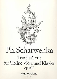 Cover Trio A-Dur op.105 für Violine, Viola und Klavier