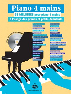 33 Melodies a L'Usage Des Petits Et Grands 2 Pianos