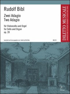 Cover 2 Adagios op.39 für Violoncello und Orgel