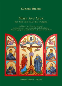 Cover Luciano Brauno, Missa Ave Crux Soli, SATB and Organ Vocal Score
