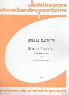 Cover Wenn die Elisabeth Einzelausgabe für Gesang und Klavier