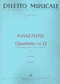 Quartett D-Dur B381 für Flöte (Violine), Violine, Viola und Violoncello Stimmen