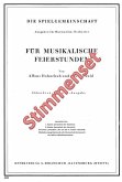 Holzschuh, Alfons / Herold, Curt Für Musikalische Feierstunden Akkordeonorchester Stimmenset