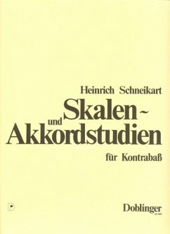 Cover Skalen- und Akkordstudien für Kontrabaß