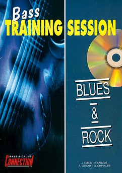 Cover Bass Training Session : Blues & Rock Bass Guitar Buch + CD
