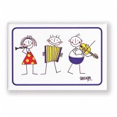 Magnet Drei Little Philharmonics 5,3x7,8cm (Verpackungseinheit 5 Stück)