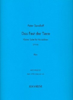 Cover Das Fest der Tiere für große Flöte, Oboe, Klarinette und Fagott Stimmensatz