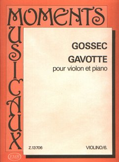Cover Gavotte pour violon et piano