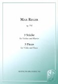 3 Stücke op.79d für Violine und Klavier