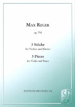 Cover 3 Stücke op.79d für Violine und Klavier