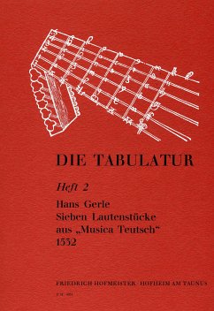 Cover 7 Lautenstücke aus Musica Teutsch (1532)