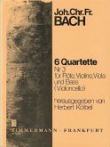 6 Quartette Band 3 (Nr.3) für Flöte, Violine, Viola, Bc Stimmen