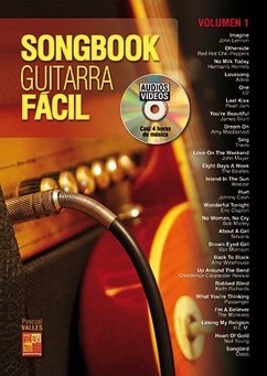 Cover Pascual Valles, Songbook Guitarra Fácil - Volumen 1 Gitarre Buch + DVD