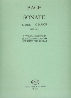 Cover Sonate C-Dur BWV1033 für Flöte und Gitarre