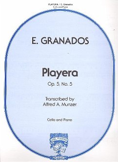 Cover Playera op.5,5 for violoncello and piano