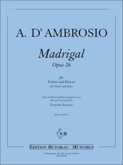 Madrigal op.26 für Violine und Klavier