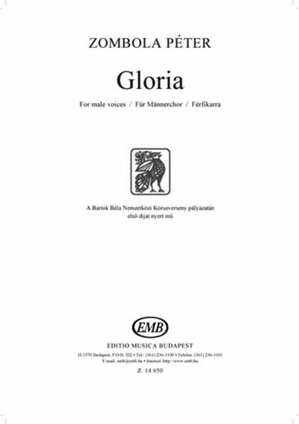 Gloria für Männerchor a cappella Partitur (lat) Gloria für Männerchor a cappella Partitur (lat)
