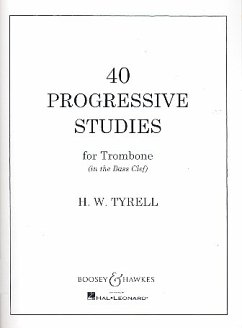 Cover 40 progressive studies for trombone