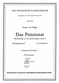 Das Pensionat für Akkordeonorchester Partitur