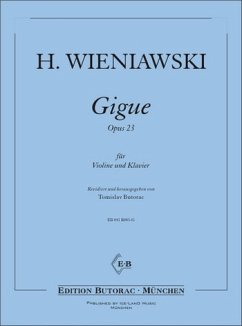 Gigue op.23 für Violine und Klavier