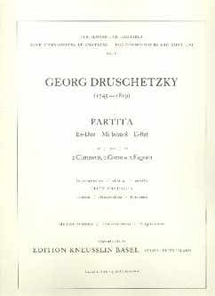 Cover Partita Es-Dur für 2 Klarinetten, 2 Hörner und 2 Fagotte, Stimmen
